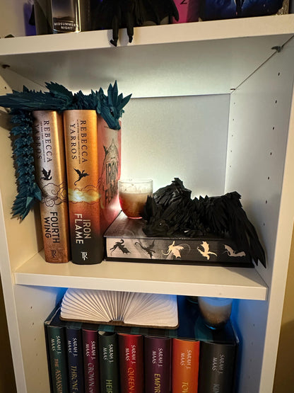 3D Printed Dragon | Articulated Fourth Wing Inspired Dragons | Bookshelf Decor | Fidget Spinner | Tairn Sgaeyl Andarna | Reader Gift Idea
