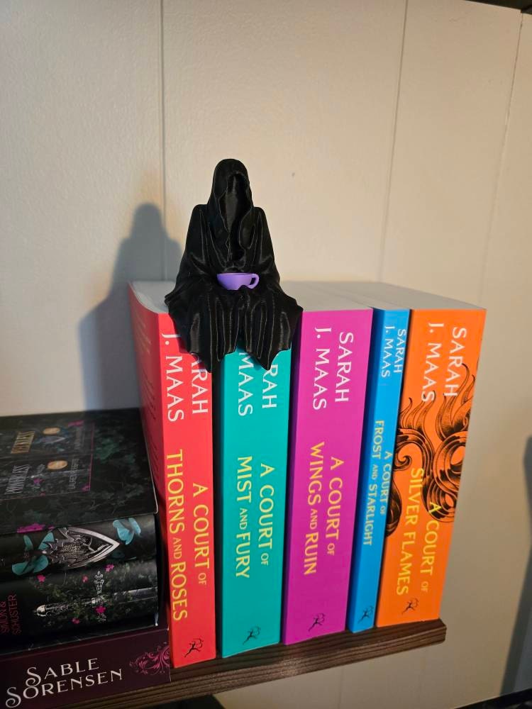 ACOTAR Suriel Bookshelf Accessory | Velaris Ghost Fantasy | Suriel Tea Court of Thorns