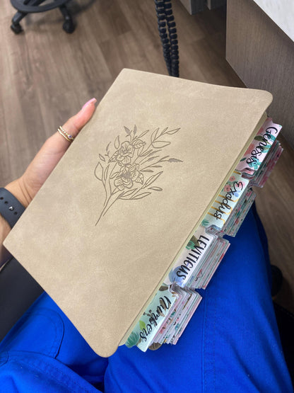 Birthflower NLT PERSONALIZE Bible, nlt Bible, Bible with Installed Laminated Tabs,  NLT Gift Bible, Holy Bible, Bible Tab Package Hosana Revival, Birthmonth