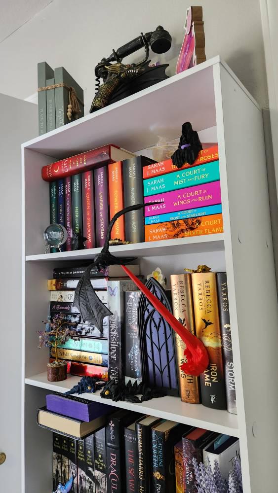 ACOTAR Suriel Bookshelf Accessory | Velaris Ghost Fantasy | Suriel Tea Court of Thorns