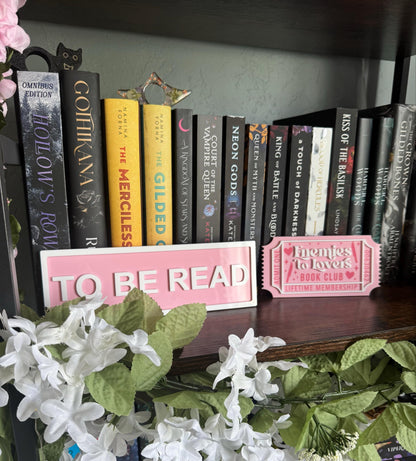 Bookish Ticket | Bookclub Ticket | Bookshelf Decor | Bookish Decor | Romance Books | Bookworm | Book Lover