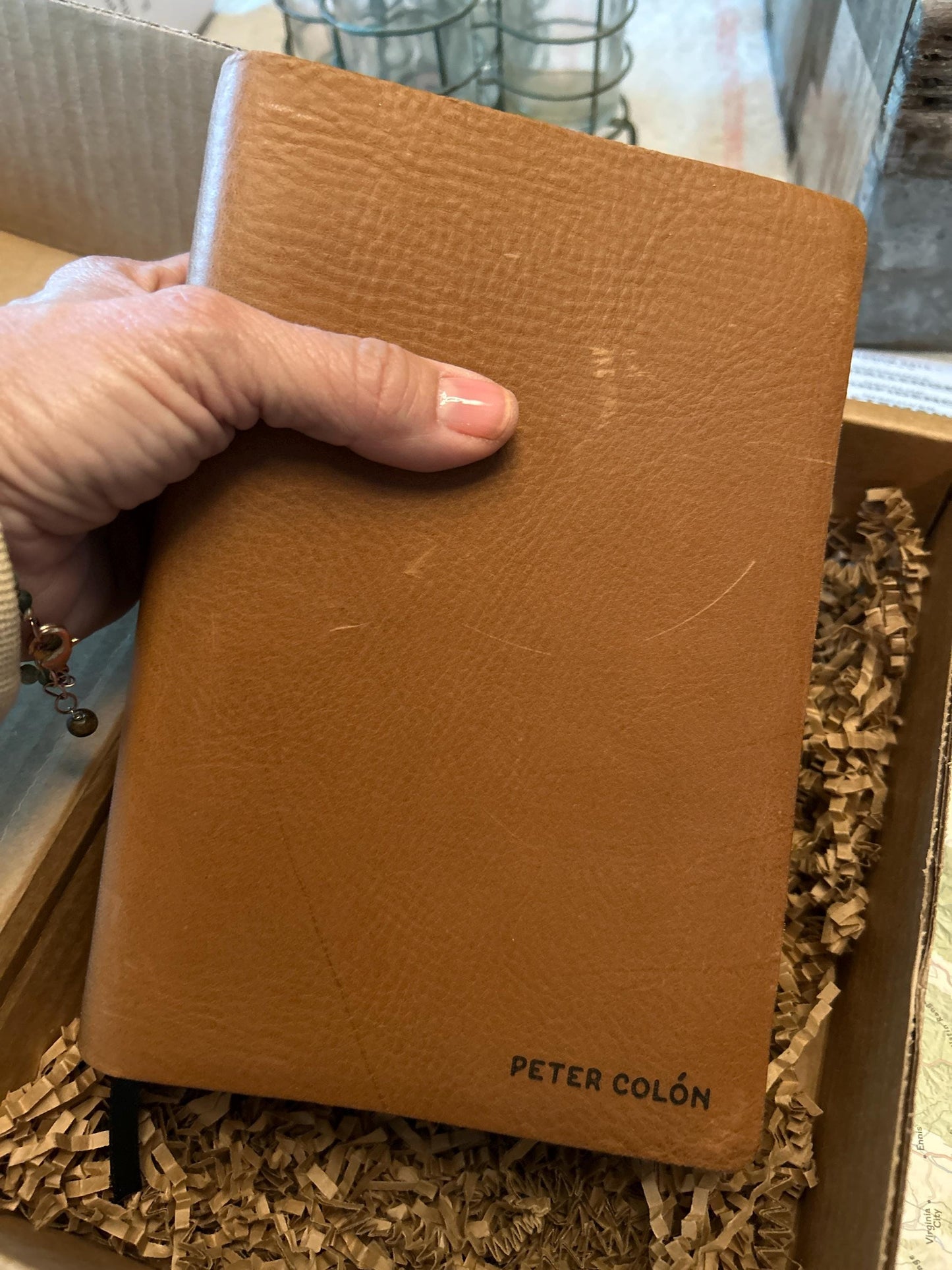 NIV Handbound Large Print Leather Bible | Full Grain, Personalized, Red Letter