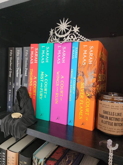 ACOTAR Suriel Bookshelf Accessory | Velaris Ghost Fantasy | Suriel Tea Court of Thorns