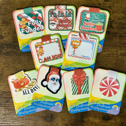 Christmas Magnetic Bookmarks