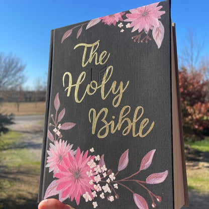 Custom Hand Painted Bibles, Confirmation Gift, Wedding Bible, Family Bible, Mother's Day Gift, She Reads Truth Bibles, Teen Bible