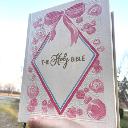 Custom Hand Painted Bibles, Love Shack Fancy, Confirmation Gift, Wedding Guestbook, Mother's Day Gift, She Reads Truth Bibles, Teen Bible