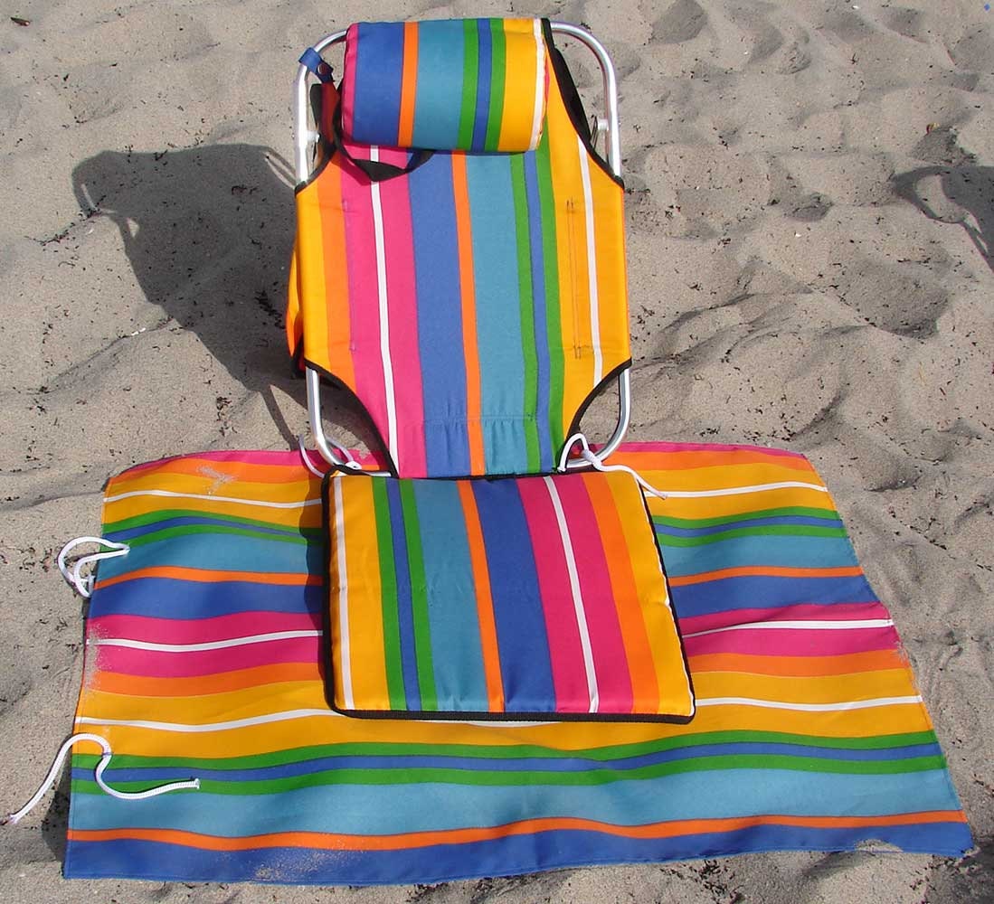 Backpack Beach Chair, Pool, Hiking, Camping Lounger Chair Lightweight 1.5 lbs, adjustable reclining