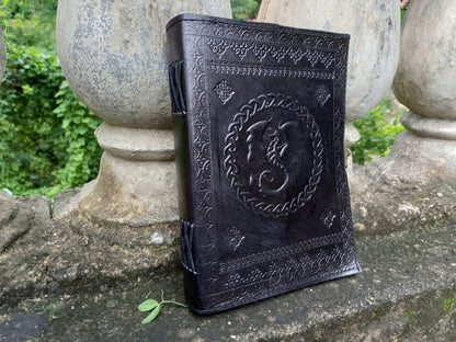 Celtic Dragon Leather Journal, Dragon Leather Notebook, Handmade Leather Journal, Dragon Journal Writing Notebook for Men & Women