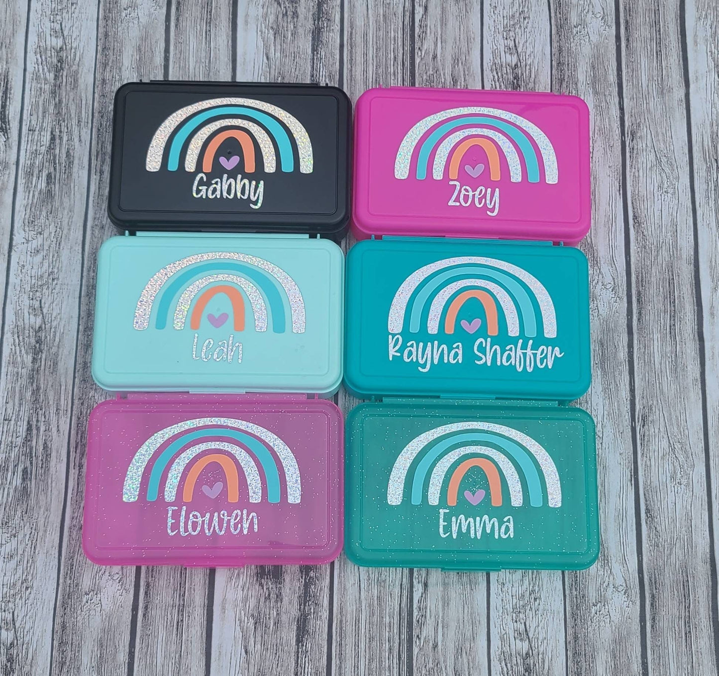 Back To School Pencil Case, Personalized Pencil Box, Girls School Supplies, Monogram Pencil Box, Personalized Storage Box