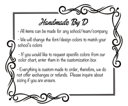 Custom College Apparel Satin Button Up T shirt and Shorts PJ Set, Company Text, Team, Game Day, Trendy, Commitment Gift, Senior Gift