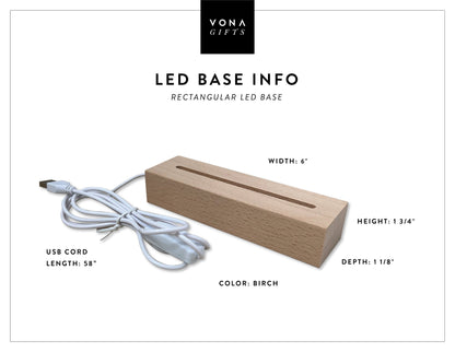 Bible Verse LED Light • Custom LED Night Light • Favorite Bible Verse • LED Frame • New Home Gift • Christmas Gift Christian • BVL01