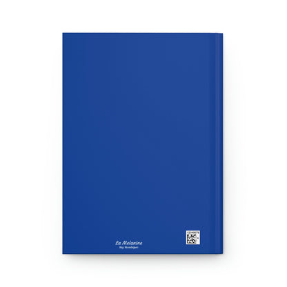 Personalized (Pearls) Zeta 1920 Jersey (Blue Cover) Hardcover Journal Matte | Diary | Blue and White | 1920 | ZPB Inspired | Sorority Gifts
