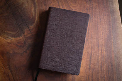 NIV Handbound Large Print Leather Bible | Full Grain, Personalized, Red Letter
