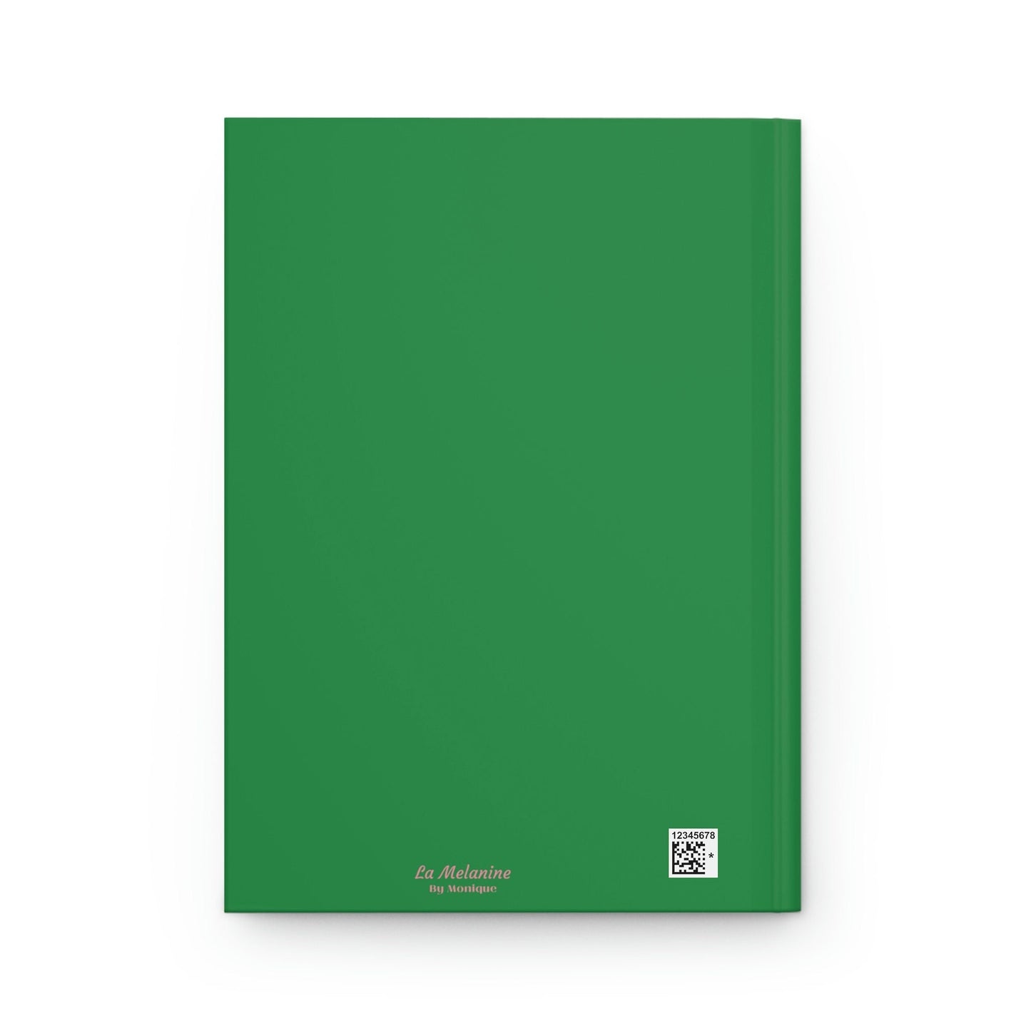 Personalized (Green Cover/Pink Dress Soror )Hardcover Journal Matte | Diary | Pink and Green | 1908 | AKA Inspired | Sorority Gifts
