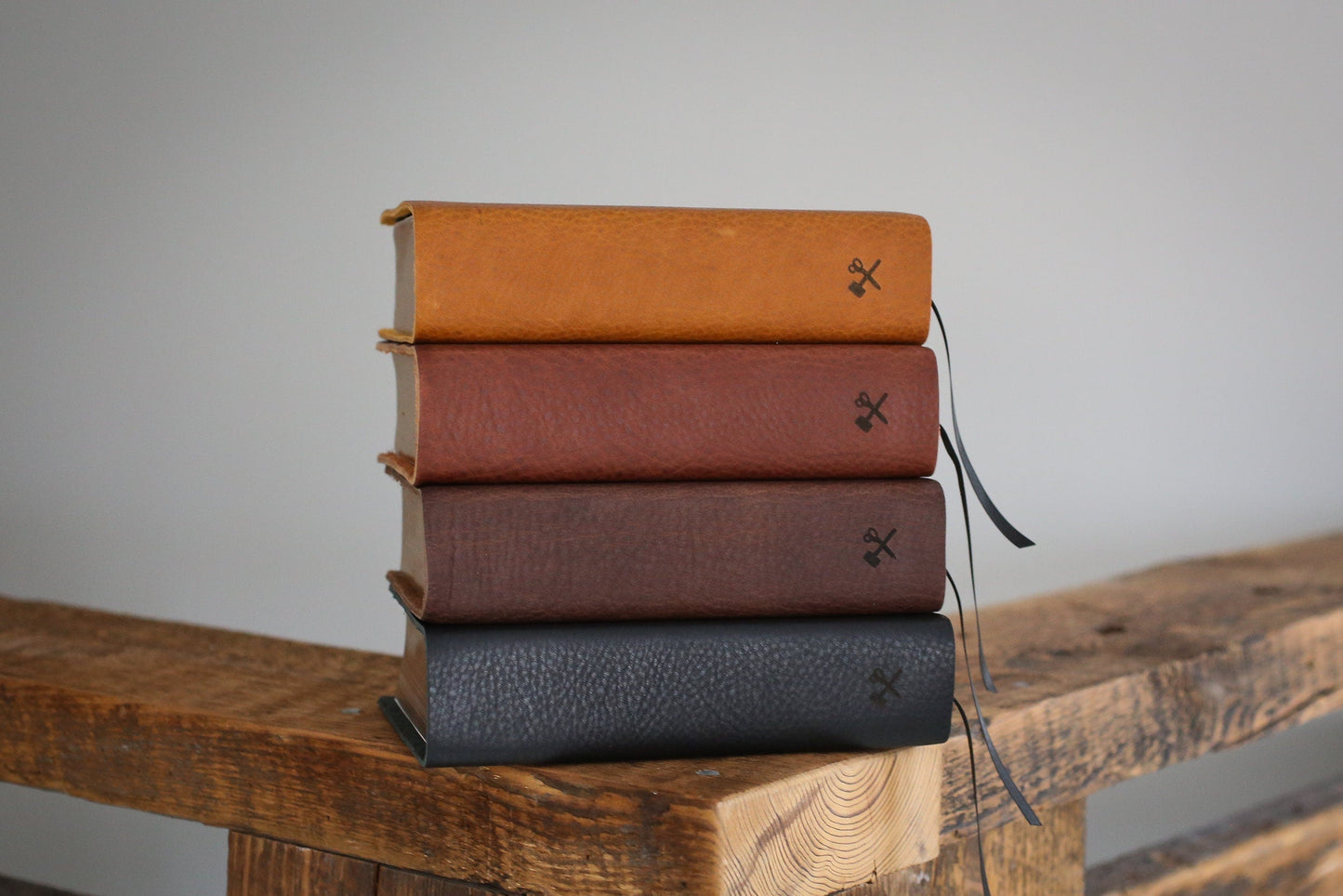 NIV Handbound Large Print Leather Bible | Full Grain, Personalized, Red Letter