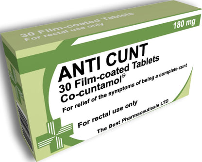 (Sets of 2) Novelty Joke Pill Tablet Box - Fun Rude Xmas/Birthday Gift - Funny Prank Present