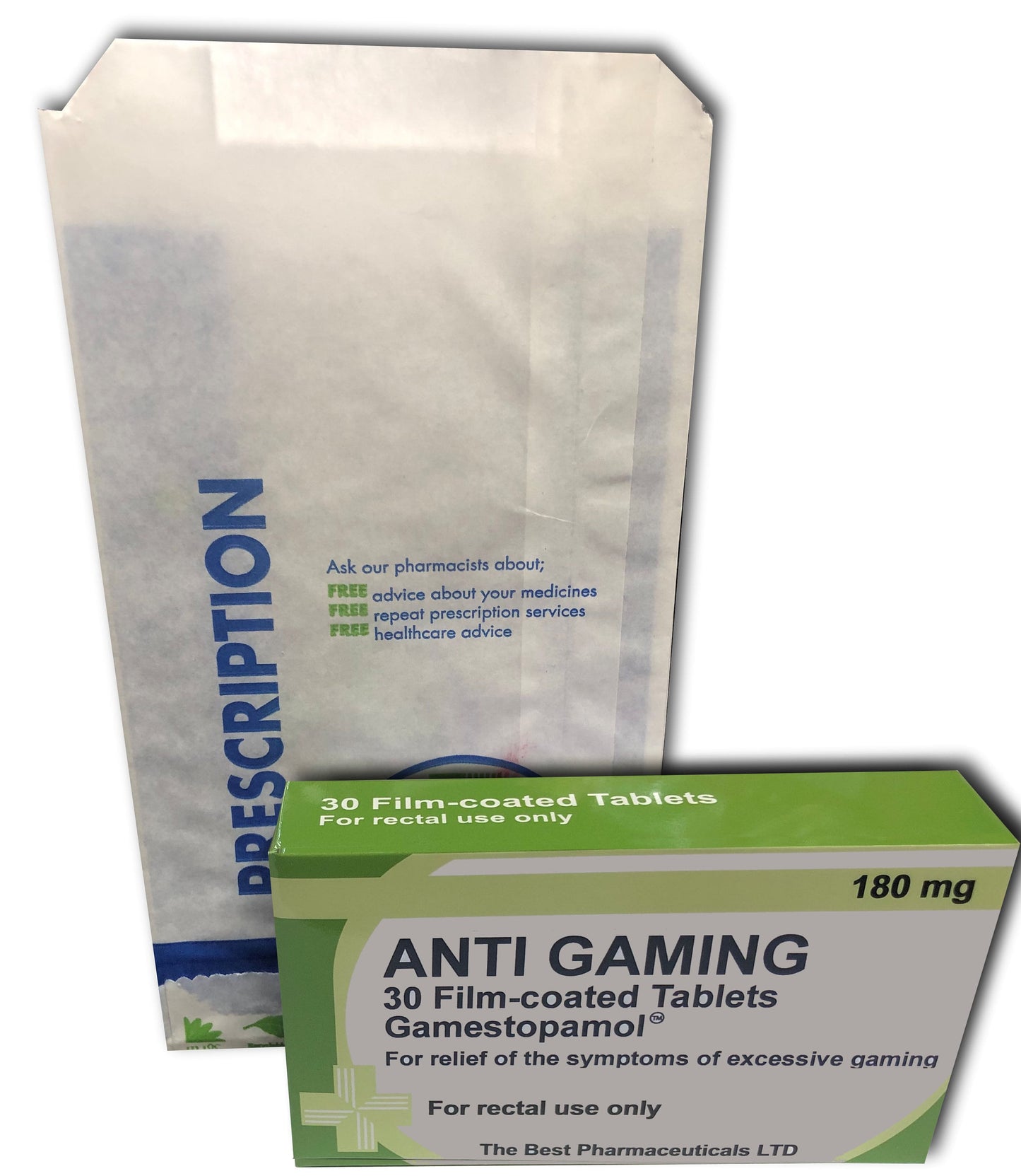 (Sets of 2) Novelty Joke Pill Tablet Box - Fun Rude Xmas/Birthday Gift - Funny Prank Present