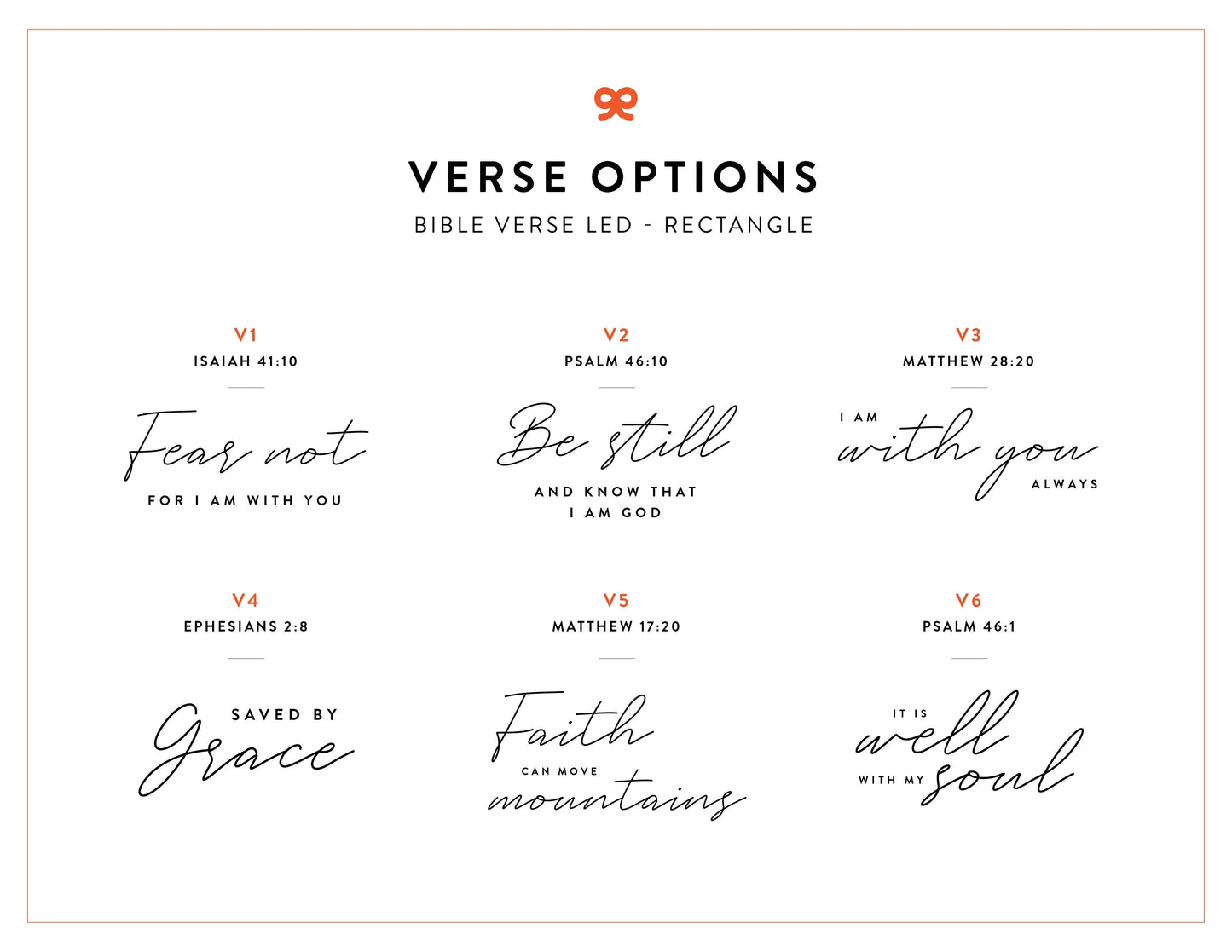 Bible Verse LED Light • Custom LED Night Light • Favorite Bible Verse • LED Frame • New Home Gift • Christmas Gift Christian • BVL01