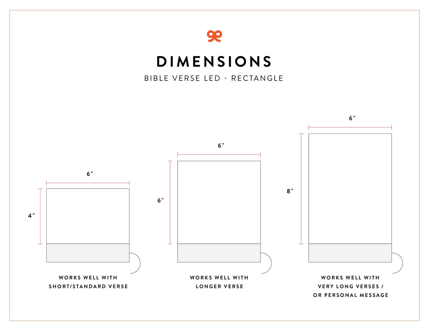 Bible Verse LED Light • Custom LED Night Light • Favorite Bible Verse • LED Frame • New Home Gift • Christmas Gift Christian • BVL01