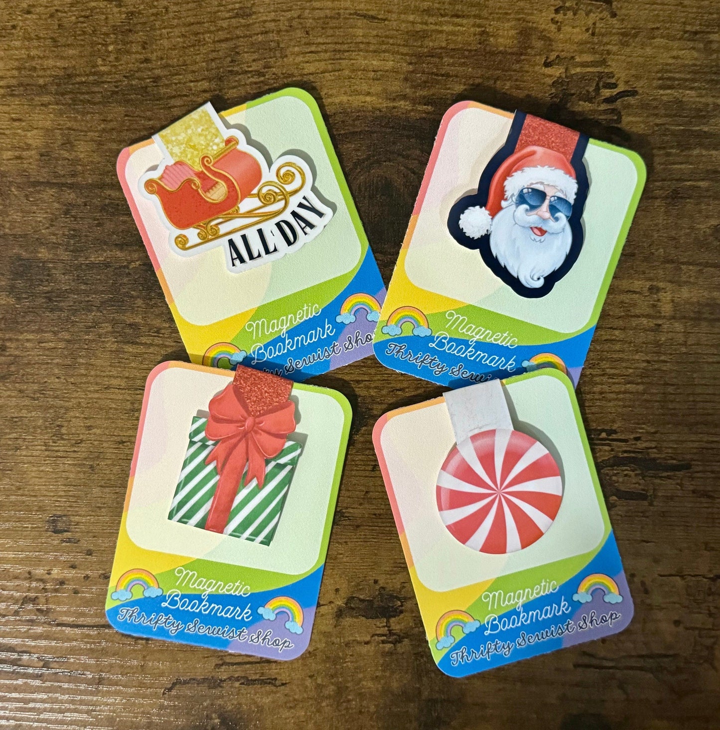 Christmas Magnetic Bookmarks