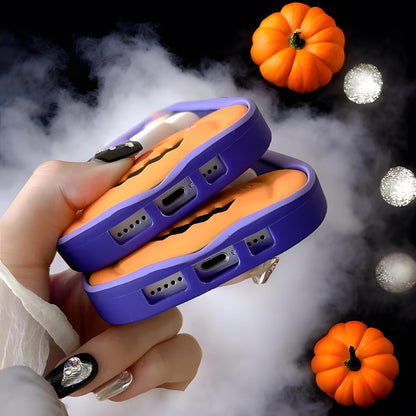 3D Halloween Pumpkin Ghost Handmade Phone Case, Spooky iPhone Case, Halloween Aesthetic, Perfect Halloween Gift
