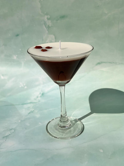 Espresso Martini Candle Realistic, 9oz Coffee Candle, Birthday/Christmas/Wedding Gift for Her/Espresso Martini Lovers/Coffee Lovers