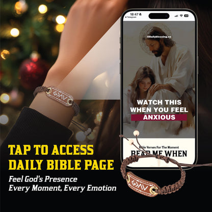 Christian Gifts, Daily Bible Verse Bracelet, NFC Bracelet, Wearable Bible Bracelet, Christian Daily Bible Verse Bracelet, Bible Verse GDAV