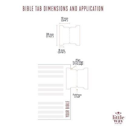 Mary's Garden Catholic Bible Tabs