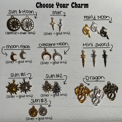 Crystal Hook Bookmark | Dragon | Fairy | Sun and Moon Bookmark | Fantasy Bookmark | Wire Bookmark | Gifts for Readers | Custom Bookmark