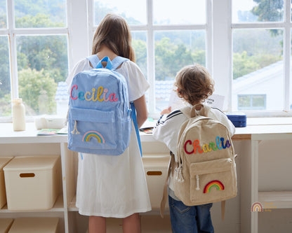 Custom Backpack for Kids and Toddlers Personalized School Bags First Day of School Gifts Children Gifts 2025