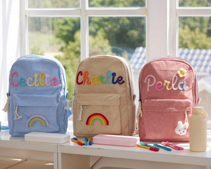 Custom Backpack for Kids and Toddlers Personalized School Bags First Day of School Gifts Children Gifts 2025