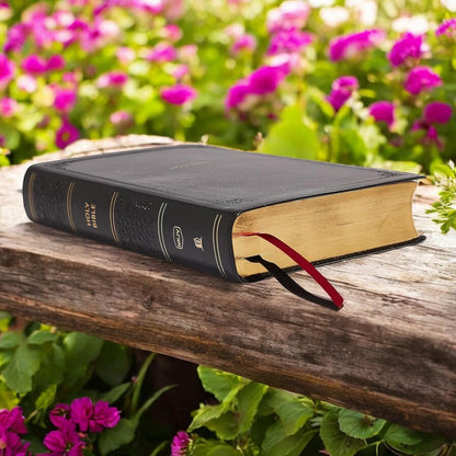 Custom Black NKJV Tabbed BIBLE with Tabs Christian Gift for Him Dad Men Her Women Confirmation Communion Baptism Catholic Wedding Birthday