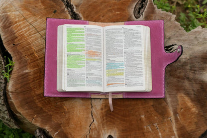 Customizable Hand-Tooled Leather Bible cover