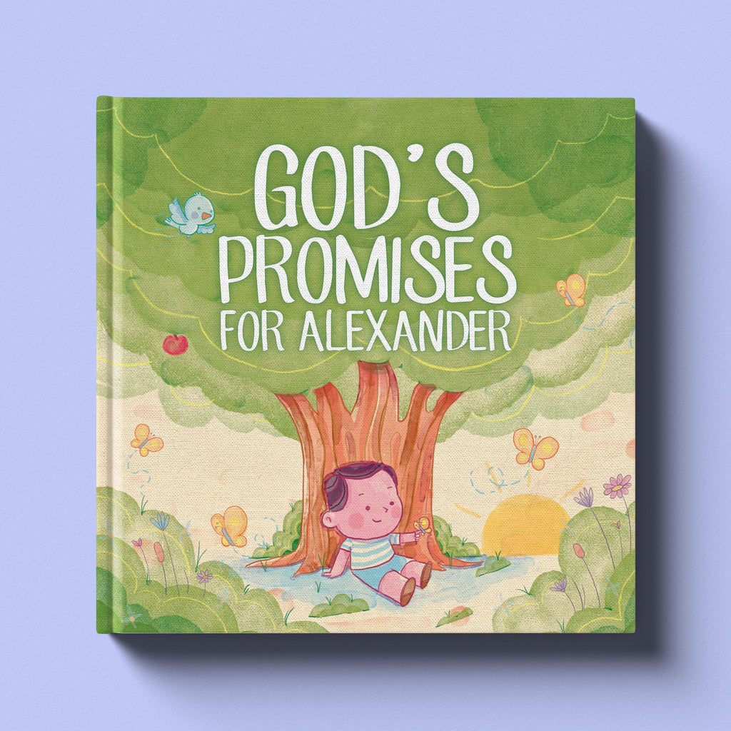 Baptism Gift, Christening Gift, Personalized Bible Verse, God's Promises, Boy or Girl Baptism Gift, Baby Dedication Gift, Baptism Keepsake