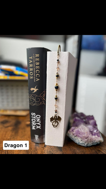 4.8 Inch Fourth Wing Inspired Handmade Bookmark Charm | Dragon Rider Fantasy Bookmarks | Fourth Wing Fan Gift | Gifts for Book Lovers