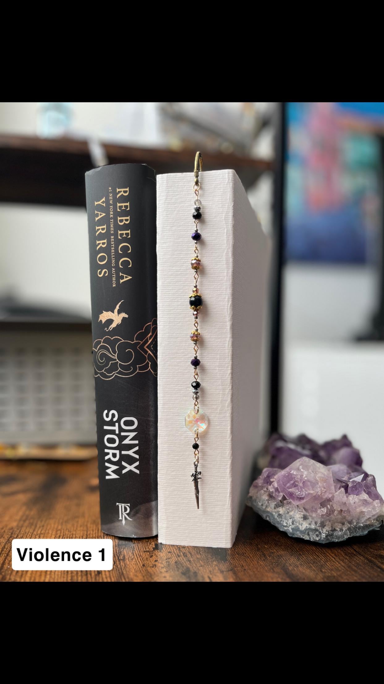 4.8 Inch Fourth Wing Inspired Handmade Bookmark Charm | Dragon Rider Fantasy Bookmarks | Fourth Wing Fan Gift | Gifts for Book Lovers