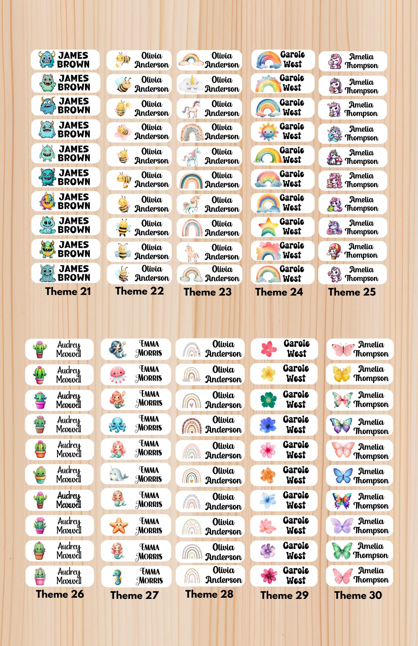 102 Waterproof Daycare Labels, Dishwasher Safe , Iron on, Summer camp name labels, School Supply, Customized Labels, Water bottle name label