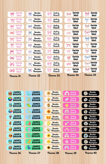 102 Waterproof Daycare Labels, Dishwasher Safe , Iron on, Summer camp name labels, School Supply, Customized Labels, Water bottle name label