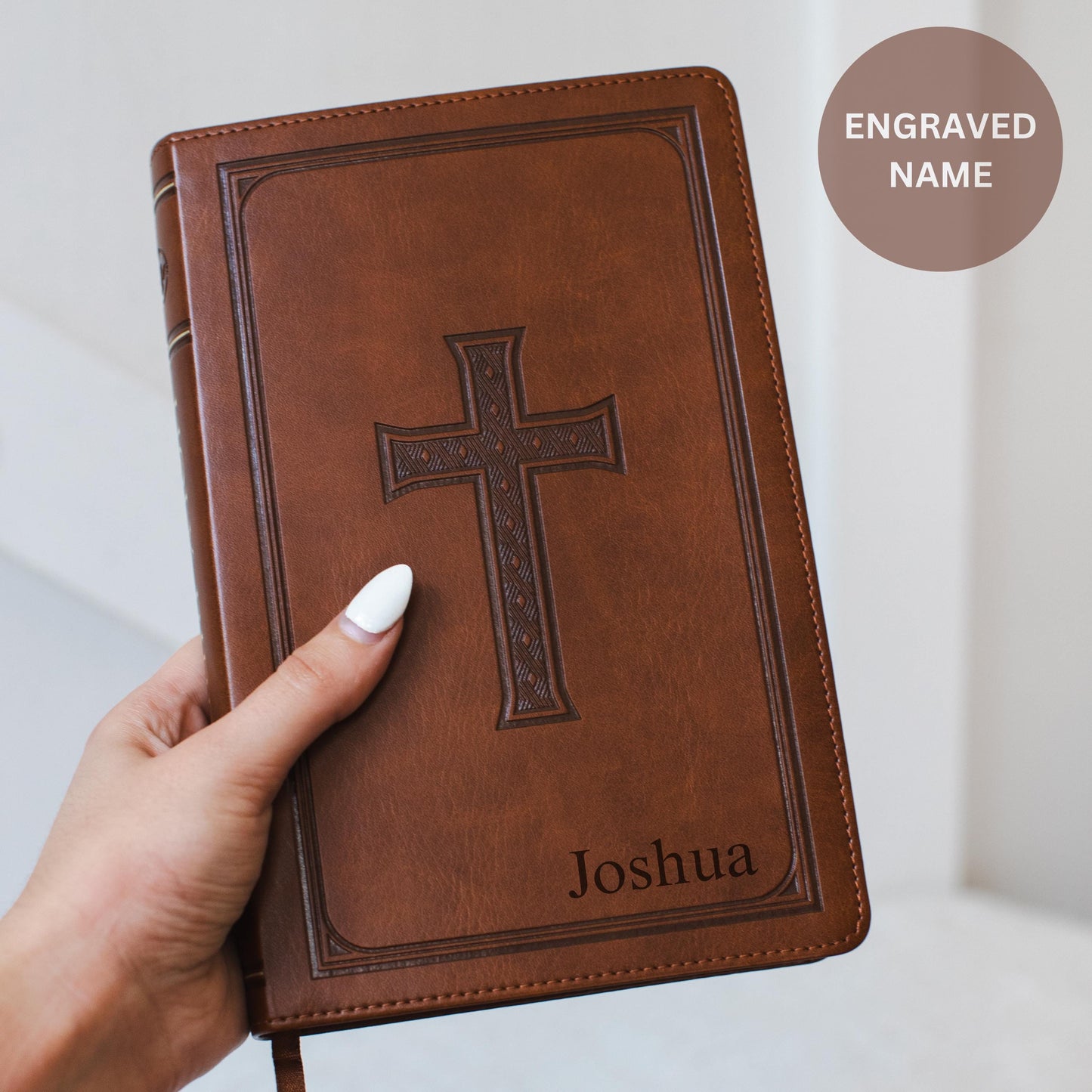 Custom Engraved Bible Personalized Christian Gift for Baptism Custom Name Engraved KJV Bible for Men Gift for Confirmation Bible Custom KJV