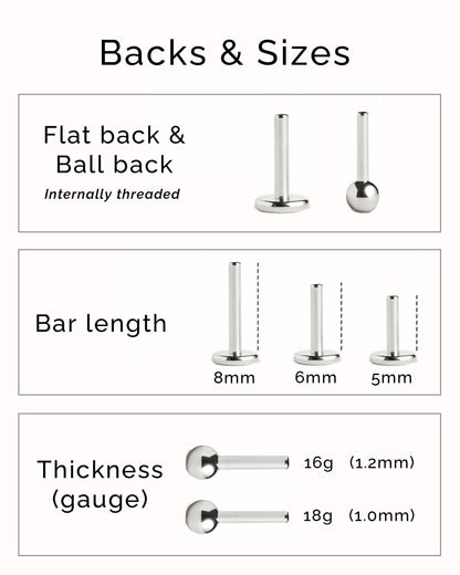 Boho Helix Earring • Geometric Mandala Lotus Flower Hidden Helix • Piercing 18G 16G • Cartilage Bohemian Silver Spiritual Jewelry •  CRT023