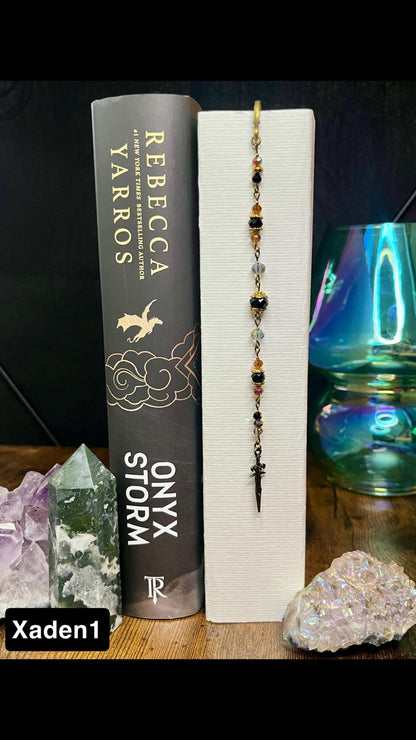 4.8 Inch Fourth Wing Inspired Handmade Bookmark Charm | Dragon Rider Fantasy Bookmarks | Fourth Wing Fan Gift | Gifts for Book Lovers